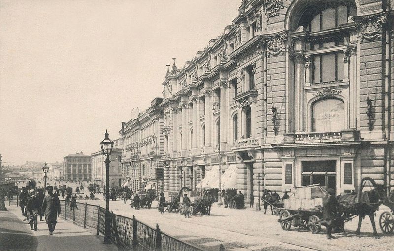 Третьяковский проезд, Центральные бани. Фото 1901–1902 годов