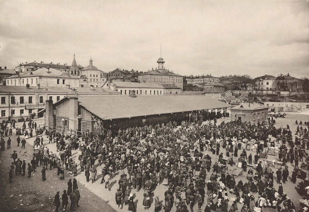 Городская общественная столовая на Хитровом рынке. Фото 1902 года